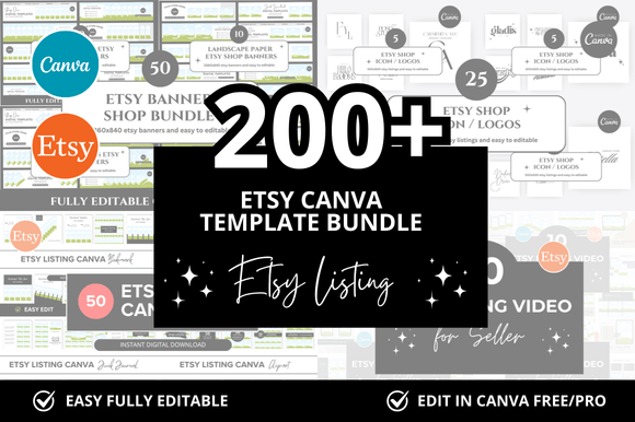 200+ Etsy Listing Video Bundle: Elevate Your Digital Shop