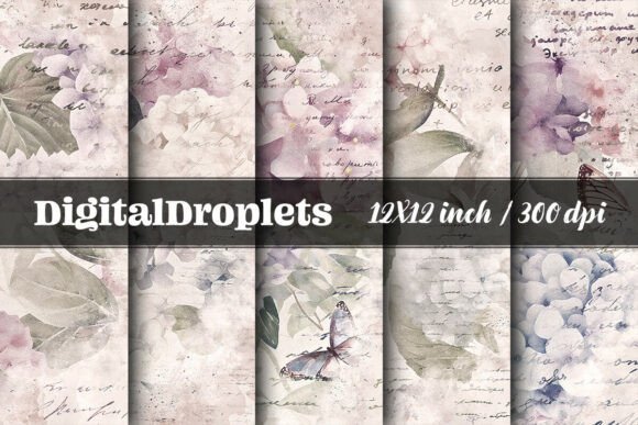 Elevate Designs with Watercolor Hycynthia Vol.1