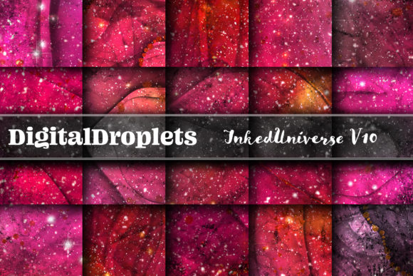 Inked Universe Vol. 10 | Cosmic Glitter Textures for Design