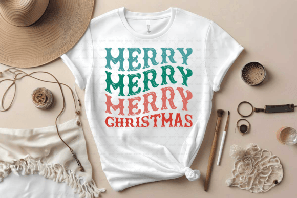 Merry Christmas Retro PNG: A Vintage Design Asset