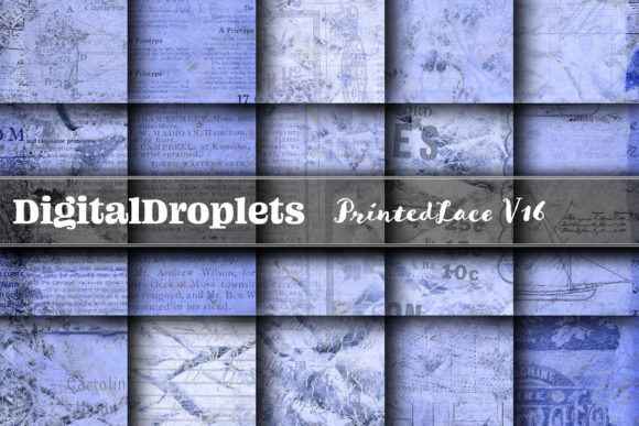 Printed Lace Vol. 16: Vintage Textured Paper Collection