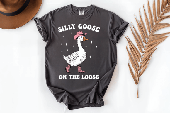Silly Goose on the Loose: A Playful PNG for Creative Projects