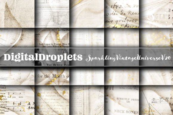 Sparkling Vintage Universe Vol. 20: A Designer's Textured Toolkit