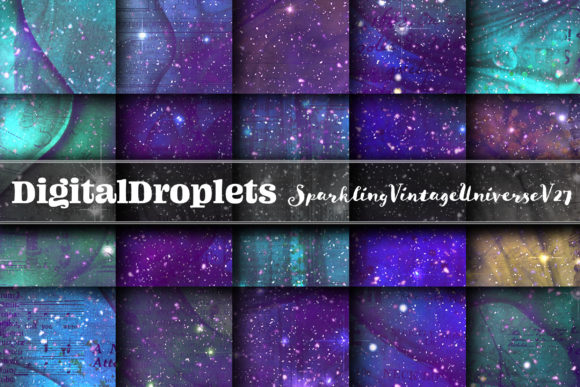 Sparkling Vintage Universe Vol. 27: Textured Design Assets
