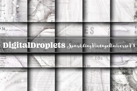 Sparkling Vintage Universe Vol. 8: A Designer's Textured Asset