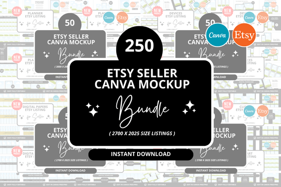 Streamline Your Etsy Shop with 300+ Professional Mockup Templates